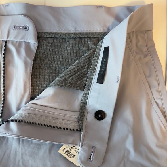 NWT Greyson Men’s Montauk Performance Shorts Size 40 Catbird Blue Gray Golf - Picture 9 of 10